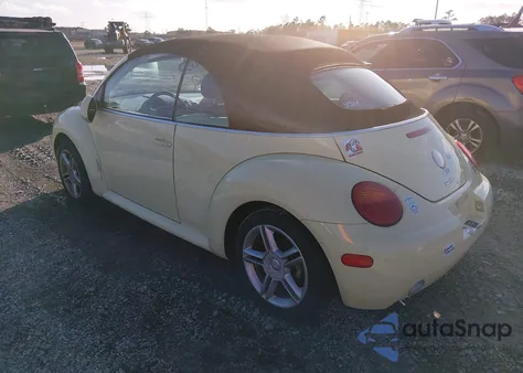 2005 Volkswagen New Beetle Gls 1.8T из США, поврежденный, VIN 3VWCD31Y05M300372